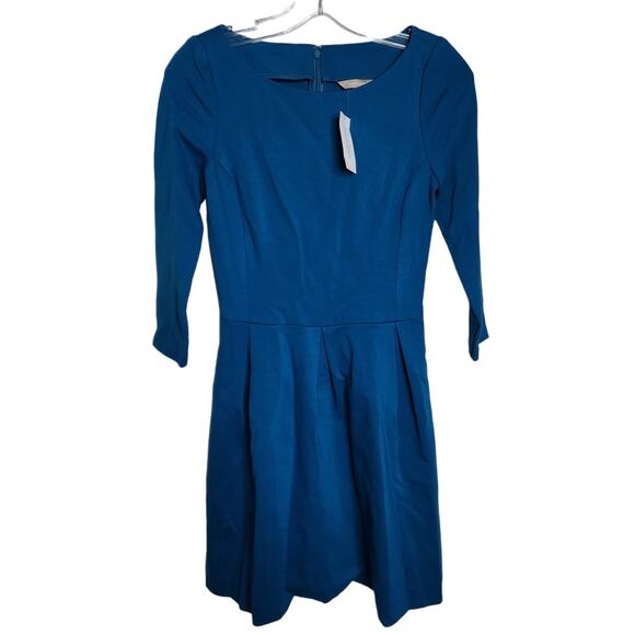 Banana Republic Viscose Blend Teal Dress, NWT, Size 0 - Picture 1 of 6